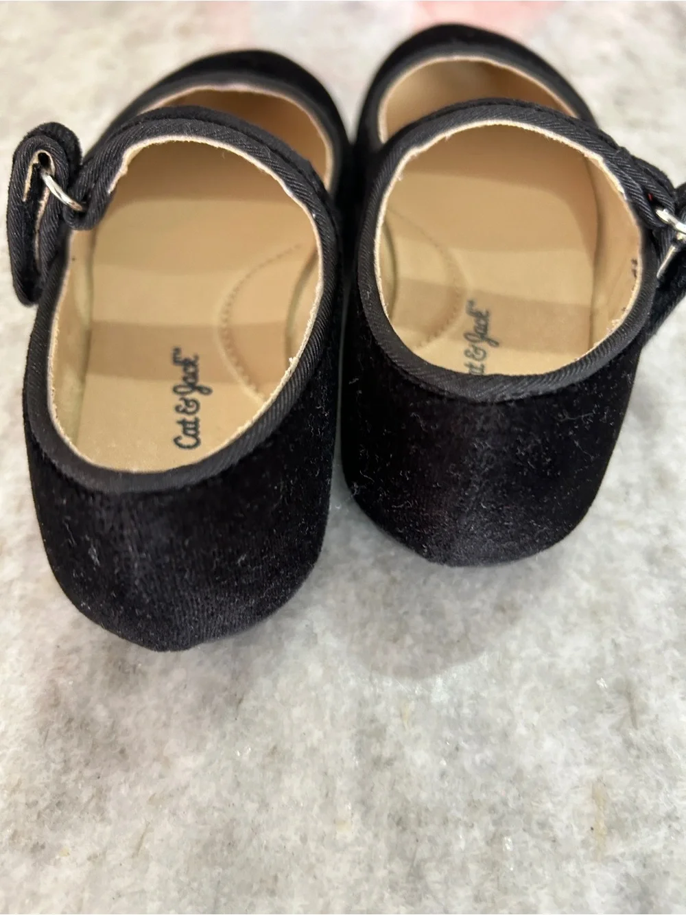 Cat & Jack Black Mary Janes Size 10